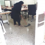 آماده سازی آموزشکده فنی و حرفه ای دختران اهواز ؛جهت برگزاری کلاس درس ها به صورت حضوری 3