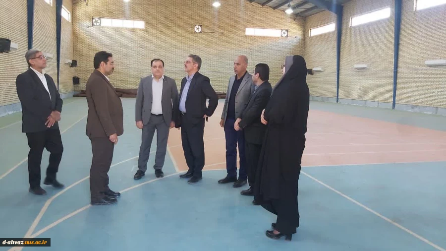 ازدید جناب آقای دکتر زمانی ریاست محترم دانشگاه ملی مهارت و هیات همراه از آموزشکده دختران اهواز