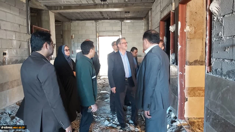 بازدید جناب آقای دکتر زمانی ریاست محترم دانشگاه ملی مهارت و هیات همراه از آموزشکده دختران اهواز 2